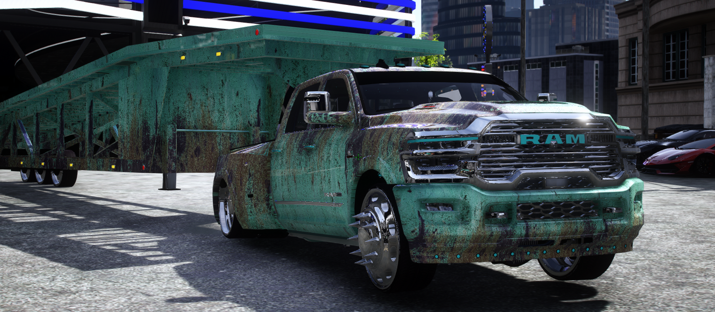 2500 Patina Ram with matching Trailer