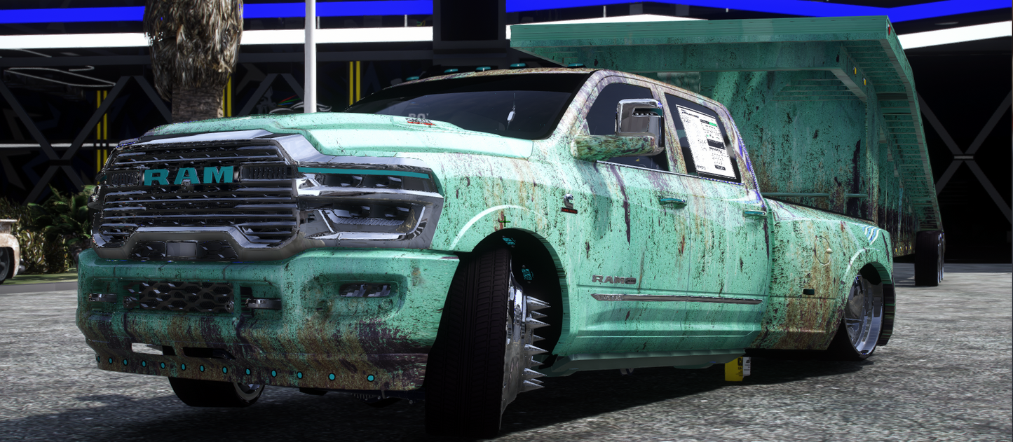 2500 Patina Ram with matching Trailer